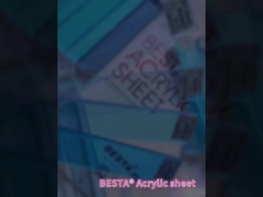 SGS Foglio acrilico iridescente Materiale PMMA Fogli acrilici multicolori