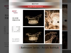 Mobili Acrilici Chiari Bagno Acrilico Per Un Aspetto Moderno E Minimalista