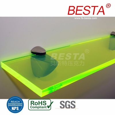 2.8mm-15mm fogli acrilici colorati negozio ottico cartellone pubblicitario illuminato