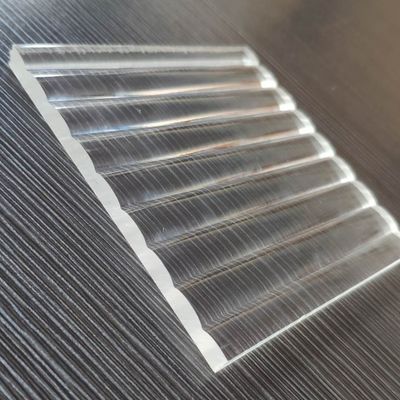 Carta Pmma acrilica strutturata di 4 mm di polistirolo a strisce di plastica acrilica